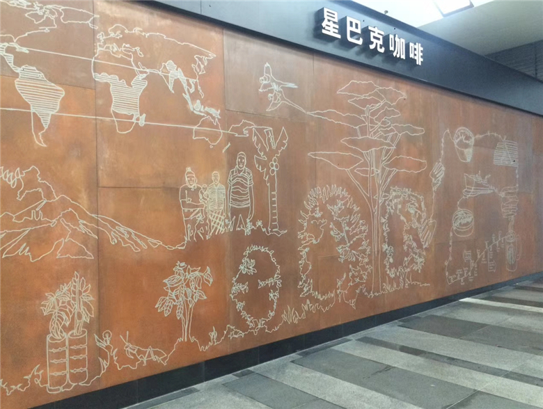 张店耐候钢幕墙
